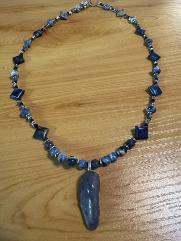 Sodalite and Lapis Lazuli Necklace – Wisdom, Calm & Intuition - Image 7