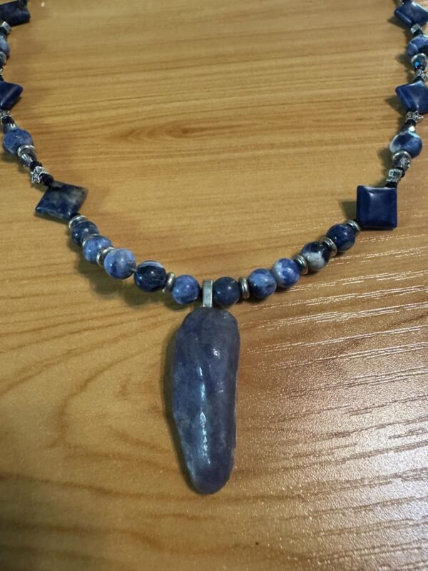 Sodalite and Lapis Lazuli Necklace – Wisdom, Calm & Intuition