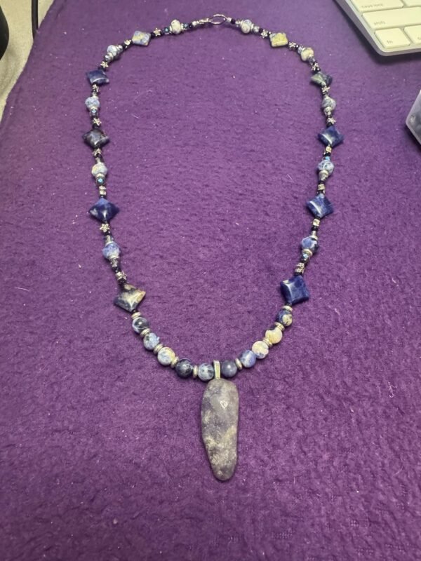 Sodalite and Lapis Lazuli Necklace – Wisdom, Calm & Intuition - Image 6