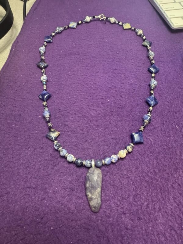 Sodalite and Lapis Lazuli Necklace – Wisdom, Calm & Intuition - Image 5