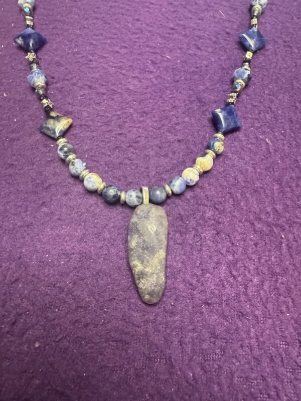 Sodalite and Lapis Lazuli Necklace – Wisdom, Calm & Intuition - Image 2